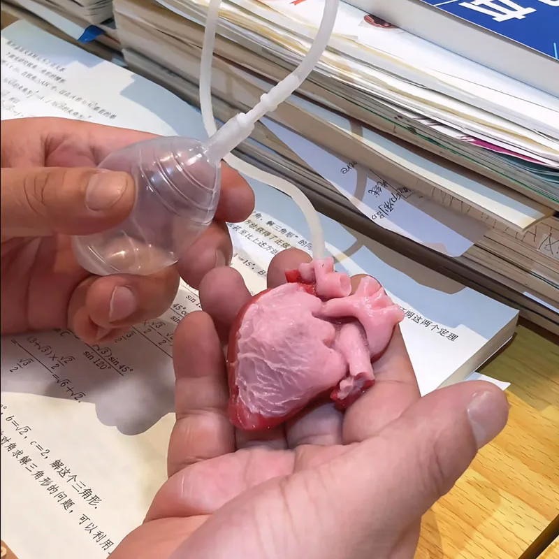 Heart Toy Simulation Squeez A Beating Heart Halloween Horrible Prank Toy Relieve Anxiety Vent Stress Fake Organ Toy Funny Fidget