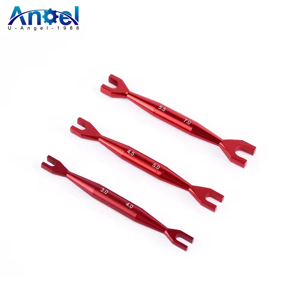 Clé universelle à Double extrémité, 3 pièces, 3-4mm 4.5-5mm 5.5-7mm, clés à extrémité ouverte pour voiture sur chenilles Rc HSP Traxxas Axial SCX10