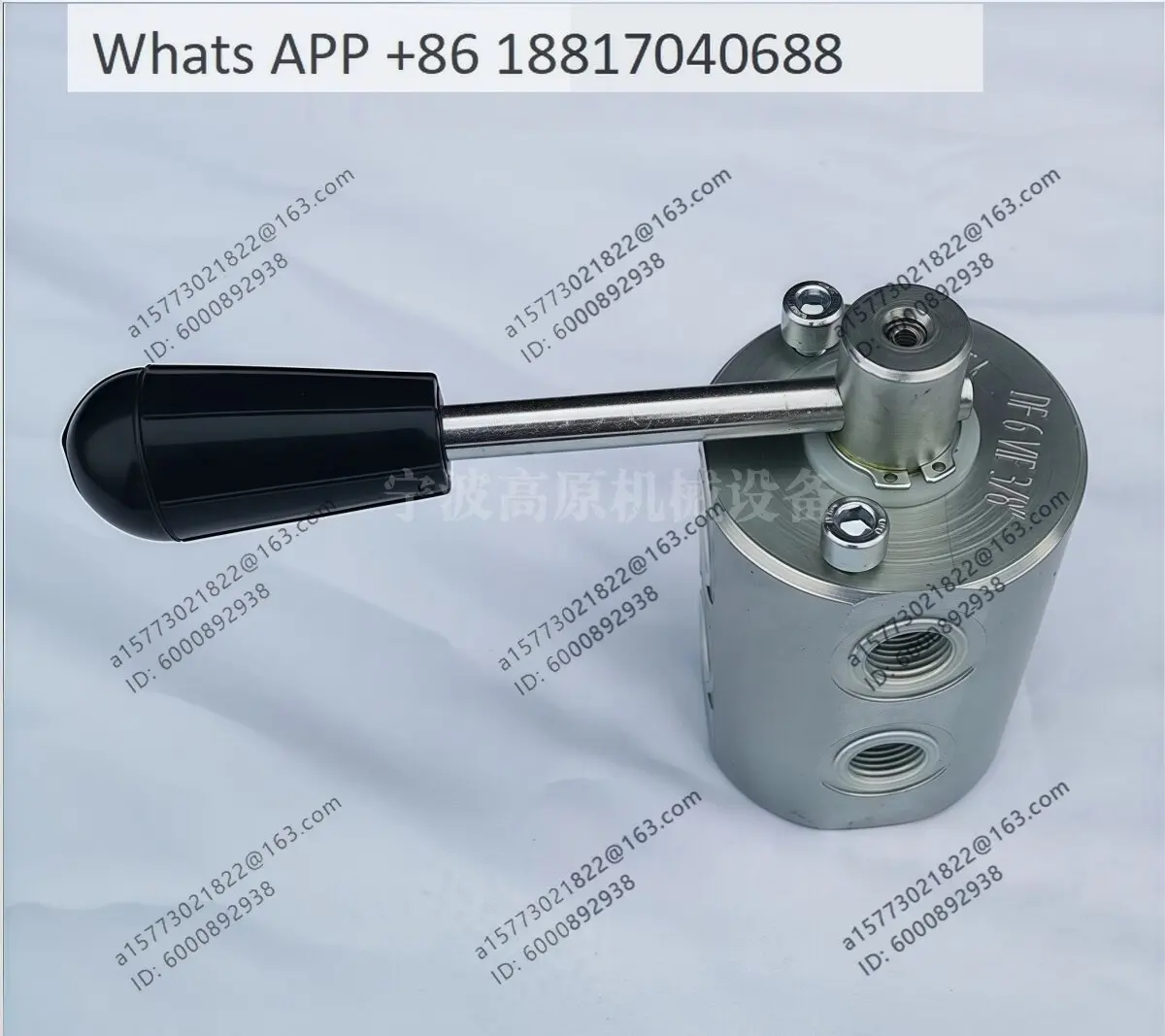 DF6VIE3/8, DF6VIE 1/2 two-position six-way manual switching valve, two-position six-way manual rotary valve DN15