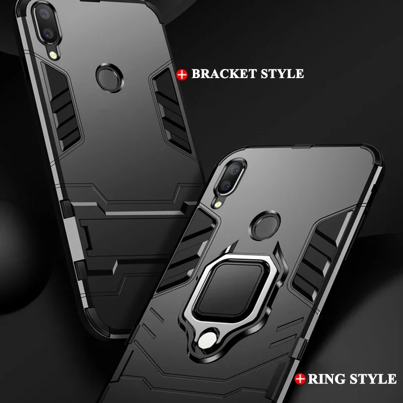 Armor Case For Xiaomi Mi 8 9 SE Mi8 Mi9 5X 6X A1 A2 A3 Lite Redmi Note 10 Pro 9A 9C 9S 9T 10S 10A 10C Back Phone Cover Coque