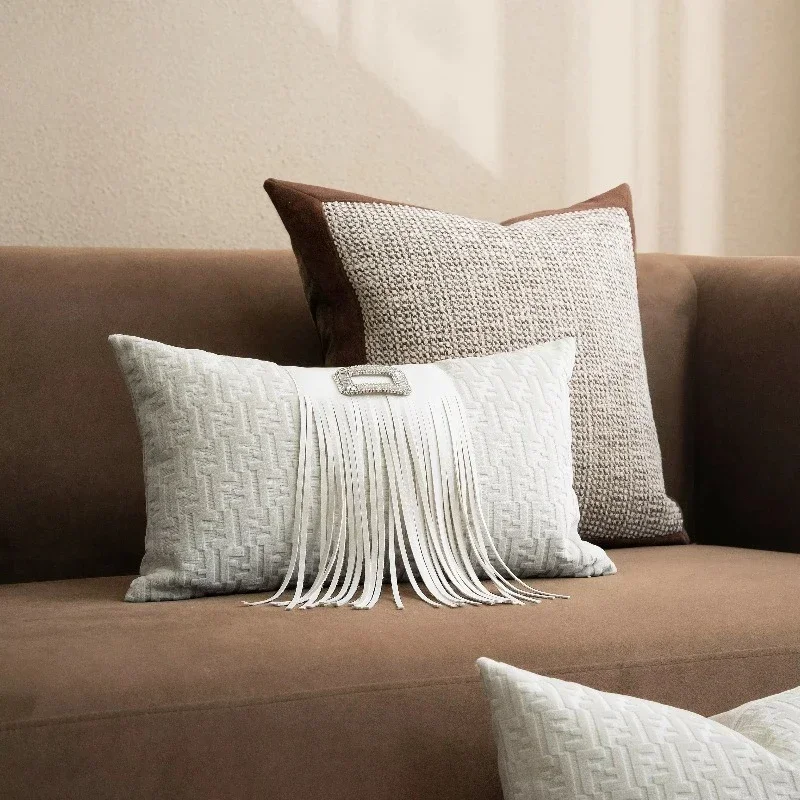 Simple soft home pillowcase suitable for sample room store display sofa decorative pillowcase cushion cover