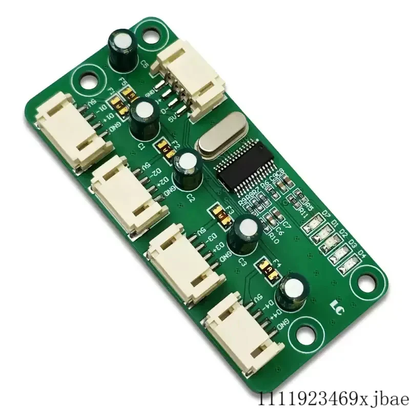 

DC5V PH2.0 4PIN Terminal Interface HUB 1 to 4 Interface Hub 480Mbps USB 2.0 Hi-Speed Docking Station Port Replicator