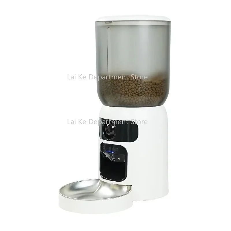 

Dual-Cam-era Feeder Night Vision Monitoring Eco-Friendly Real-Time Communication Mobile Tracking for Cats Dogs Laser Pet