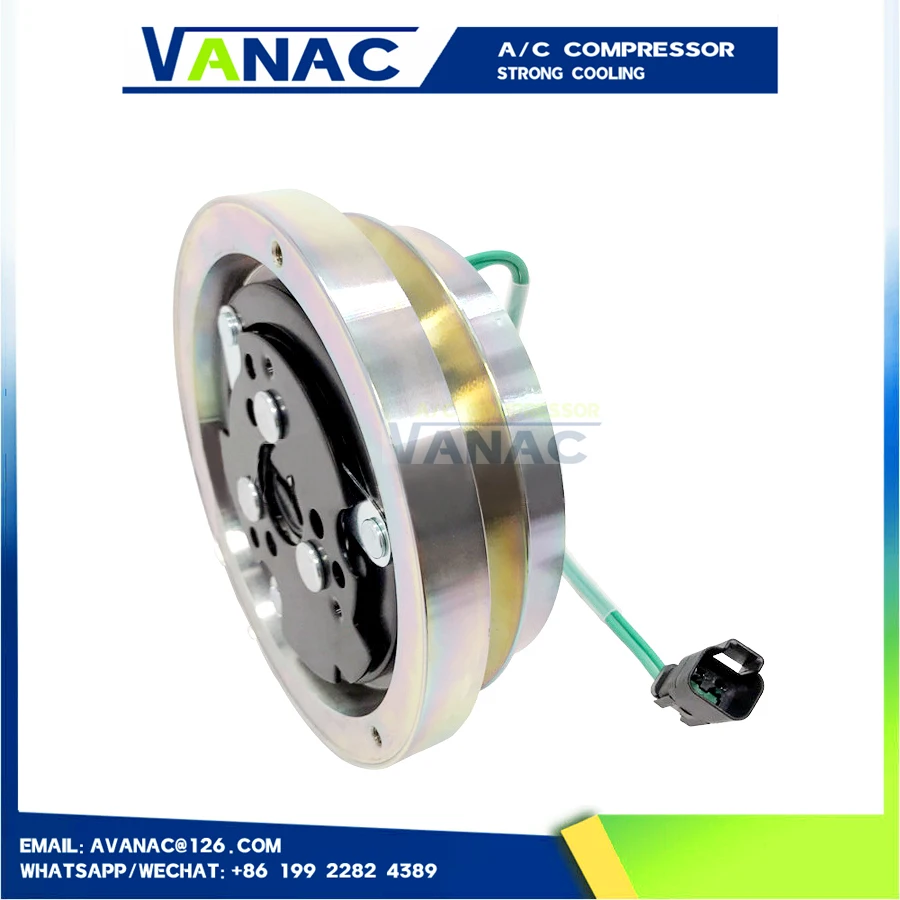 Sanden 4479 4640 8109 SD7H15 السيارات التيار المتناوب ضاغط المغناطيسي مخلب بكرة الجمعية لشركة كاتربيلر ABPN83304734 58768 106-5122