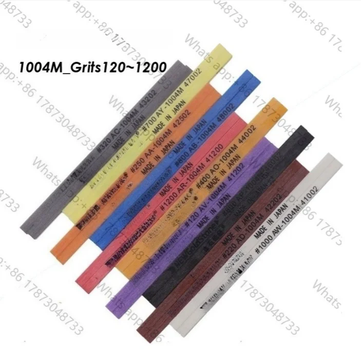 1pcs/5pcs 1004M Ceramic Fiber Stones for Mold Die Jade Polishing Grinding 1*4*100mm Ceramic Super Stone