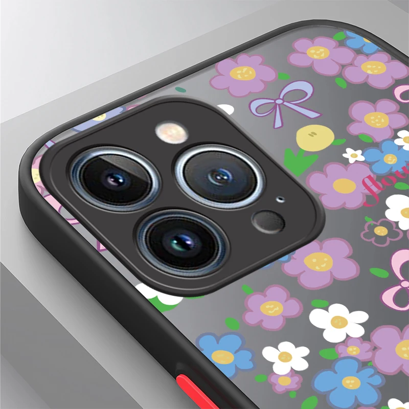 Funda de teléfono transparente con nudos y lazo de flores para iPhone 17 Air Pro 16 15 14 13 12 Pro Max 11 XR XS para Magsafe, funda de silicona suave magnética