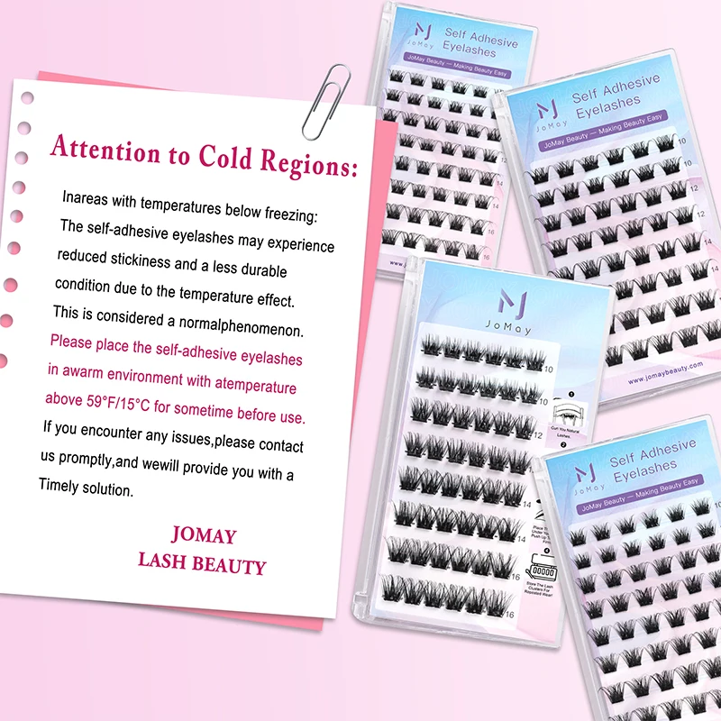 새로운 셀프 접착 DIY 속눈썹 연장 키트 속눈썹 클러스터 접착제 필요 없음 DIY 속눈썹 연장 프리 글루드 클러스터 속눈썹 DIY 아이래쉬