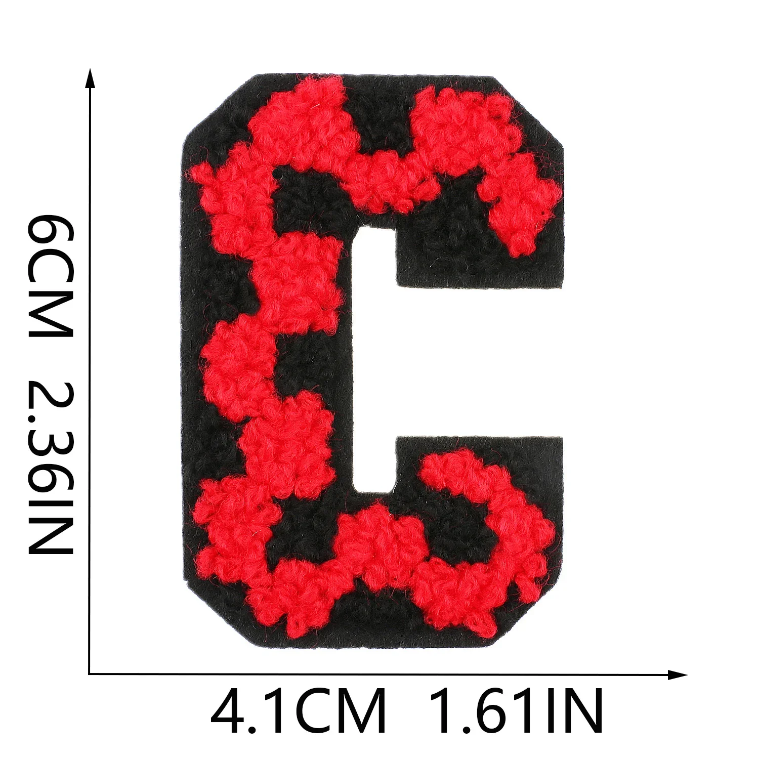 50Pcs Bulk Embroidered Patch Iron On Patches for Clothing Letter Alphabet Clothes Stickers Sewing Thermal Adhesive Applique