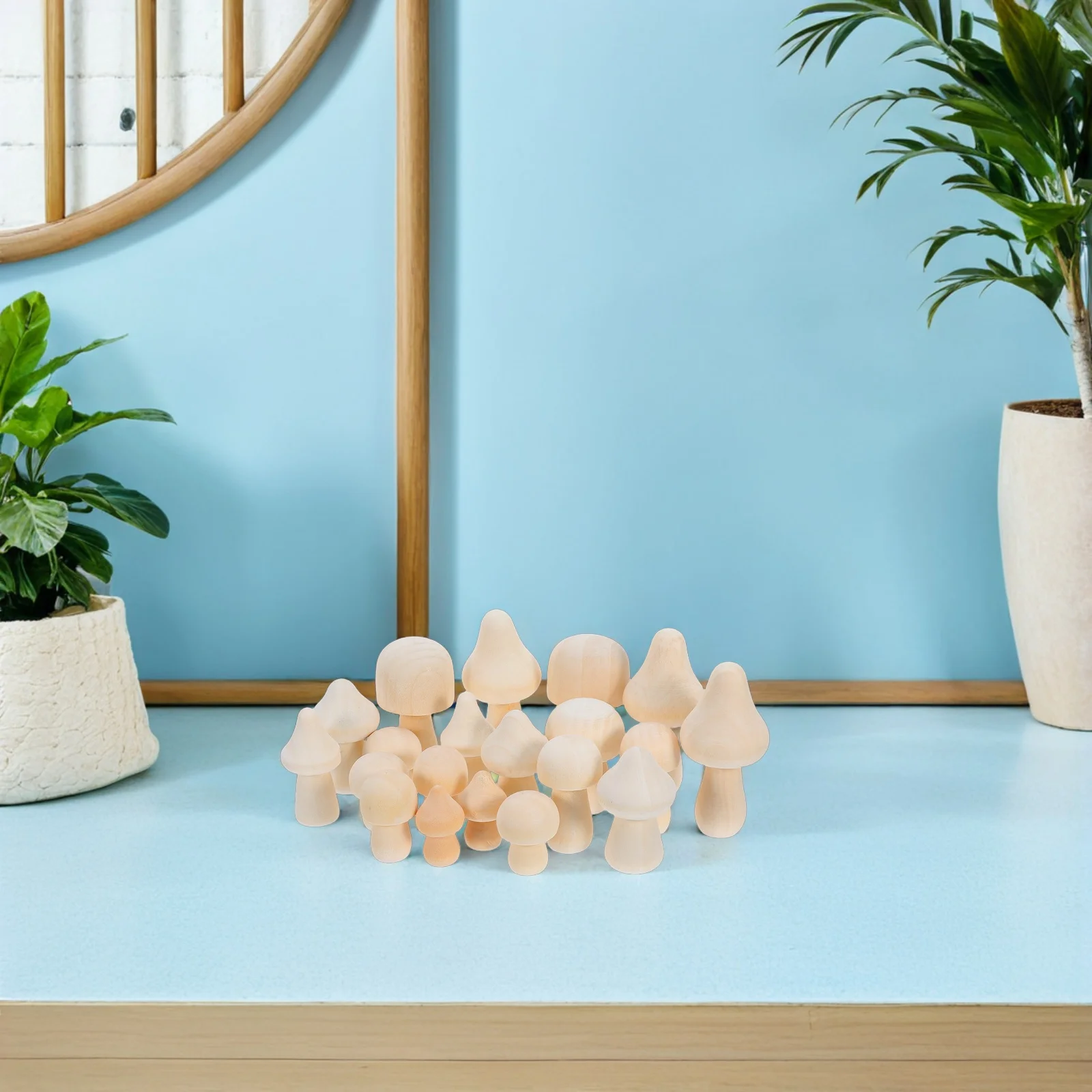 Деревянная грибная голова, резное украшение, небольшой размер, уникальный натуральный дизайн, аксессуары для дома, комнаты, офиса, ручная работа