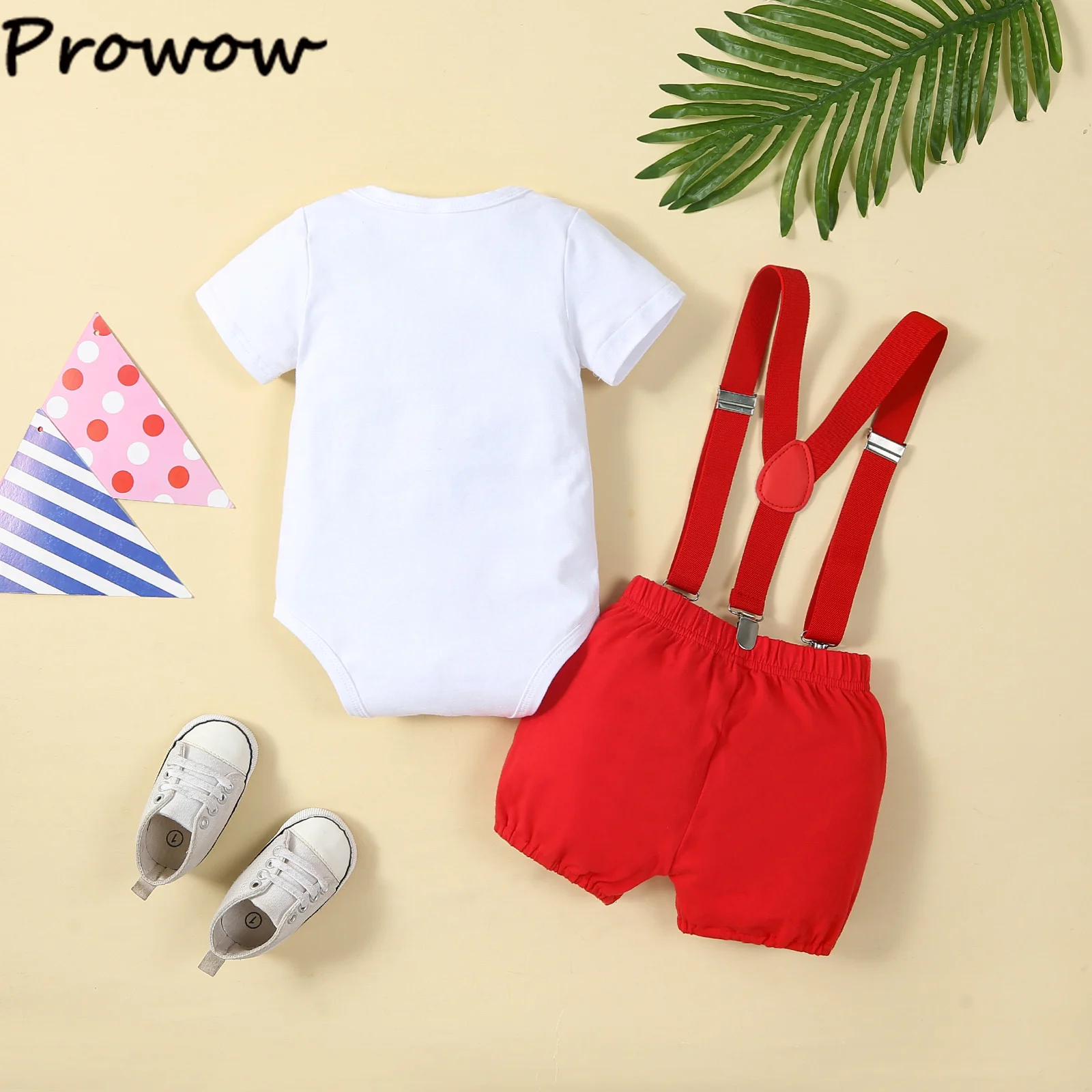 Baby Boys Birthday Outfits Sets Balloon Letter