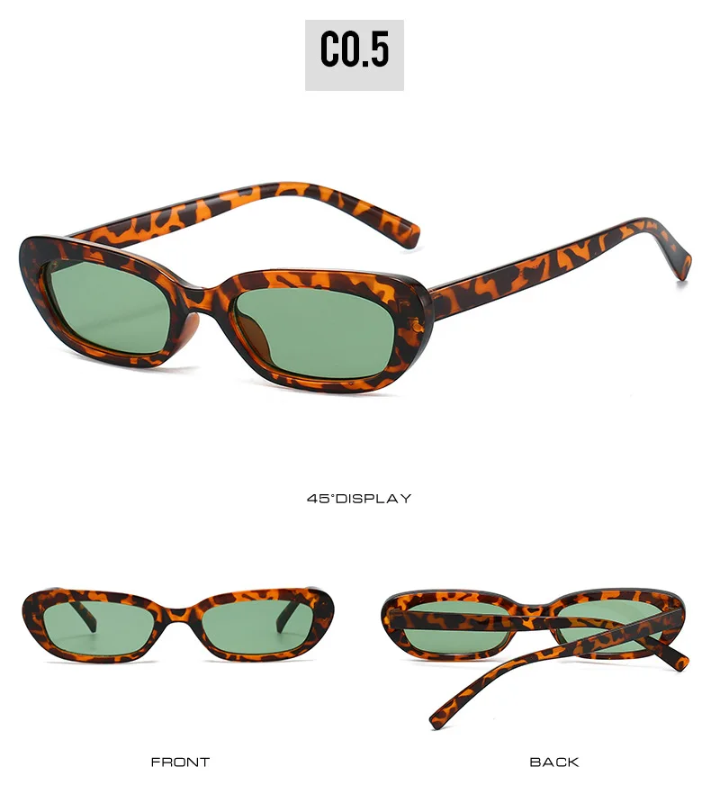 OEC CPO Ins Beliebte Fashion Square Luxus Sonnenbrille Frauen Marke Designer Rechteck Sonnenbrille Weibliche Candy Farbe Brillen – Detail 10