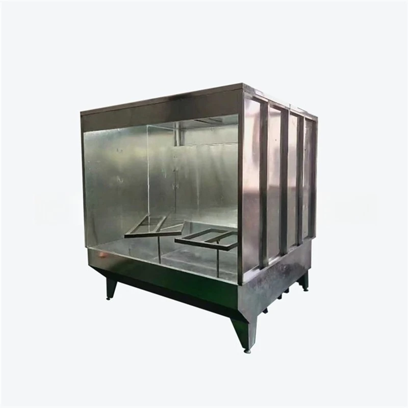 

Stainless steel water curtain friendly grinding and painting table single and double station painting water curtain machine