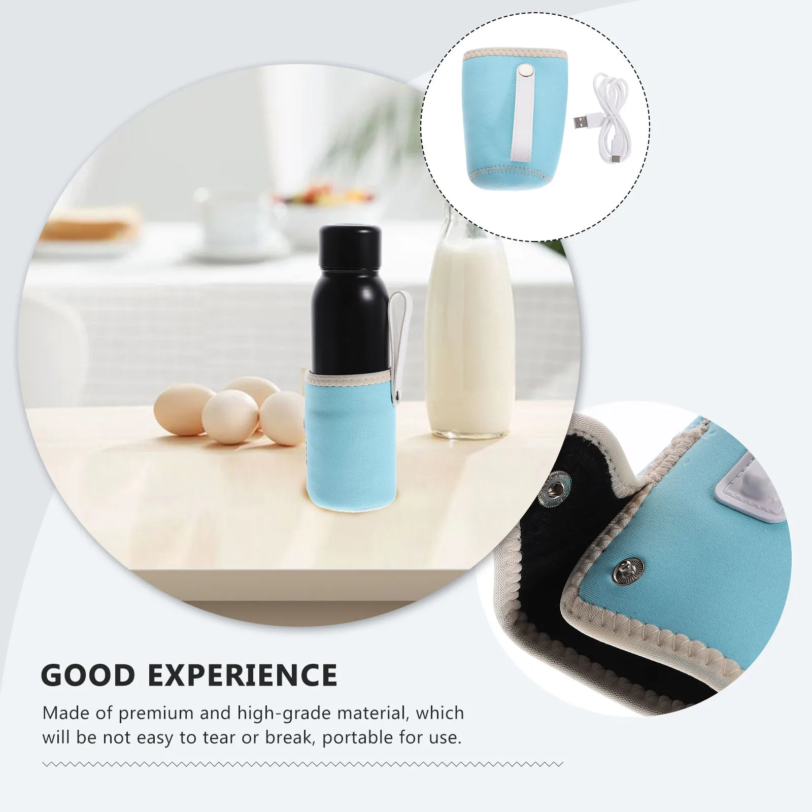 

Portable Bottle Warmer USB Baby Feeding Bottle Heater for Breastmilk Travel and Daily Use Warmer for Breastmilk