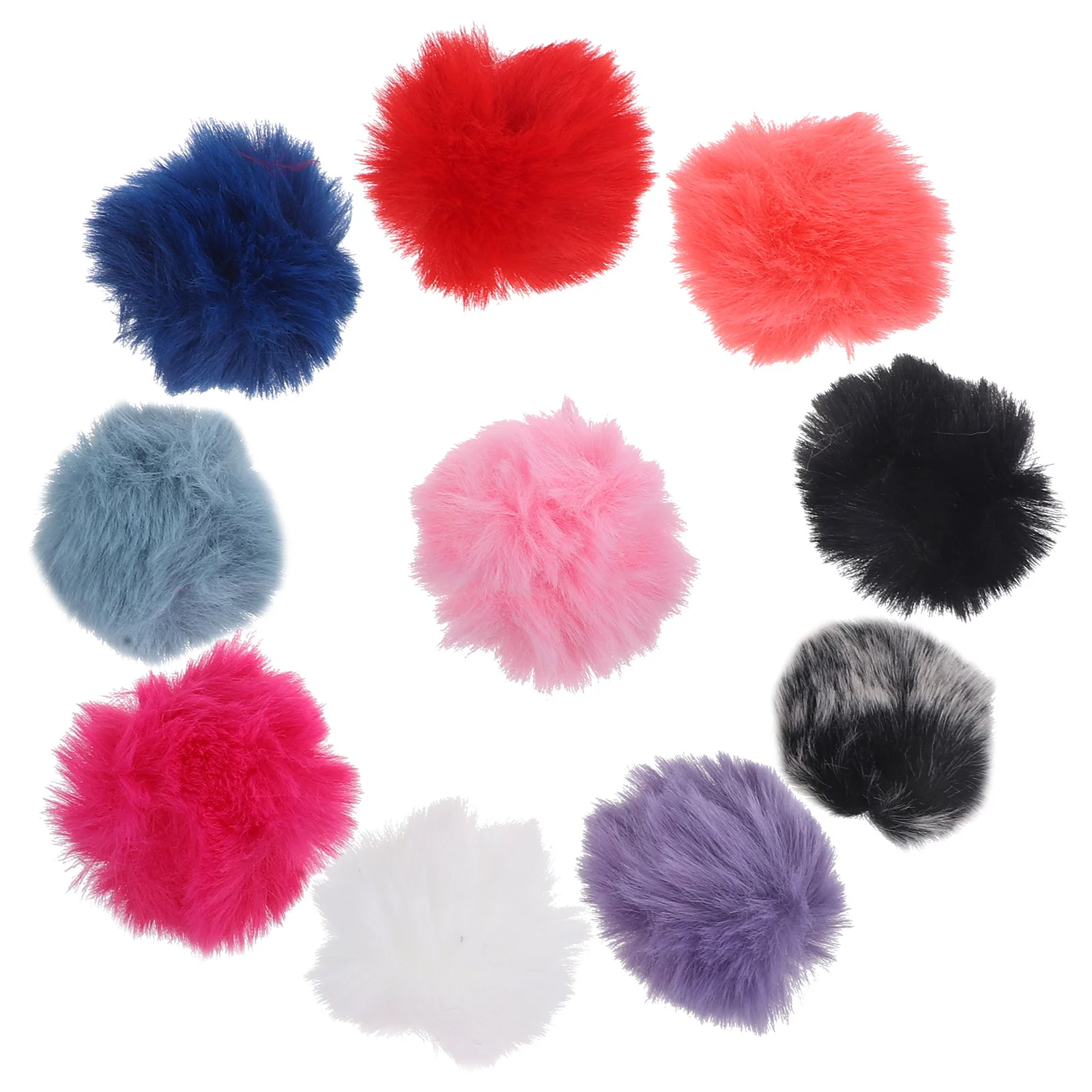 

10 Pcs Microphone Cover Lapel Wind Muff for Screen Windproof Plush Furry Windscreen