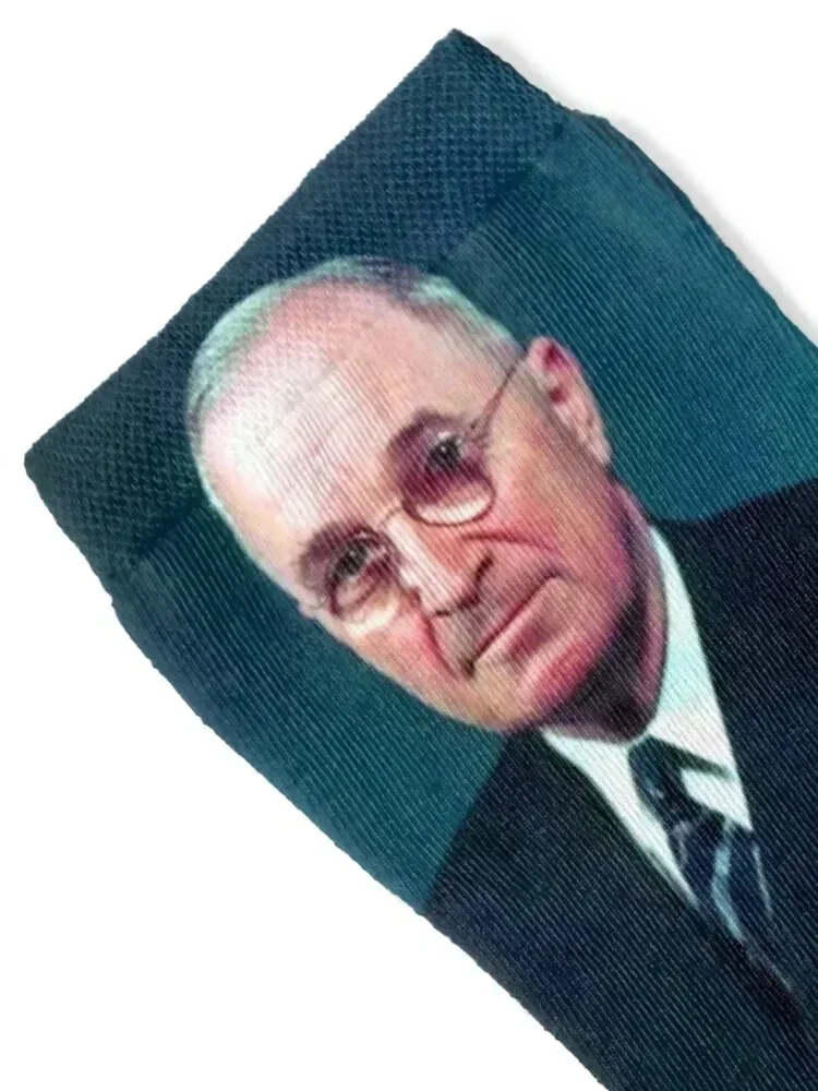 جوارب الرئيس هاري ترومان بورتريه مضادة للانزلاق لكرة القدم الحرارية للرجال الشتوية للهوكي كرة القدم للرجال جوارب نسائية