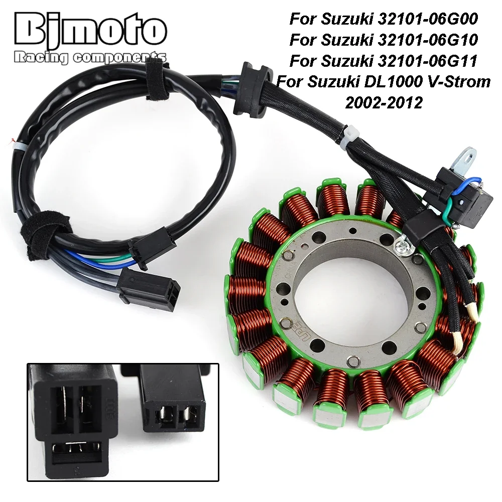 Motorcycle Generator Stator Coil For Suzuki DL1000 V-Strom 2002-2012 32101-06G00 32101-06G10 32101-06G11