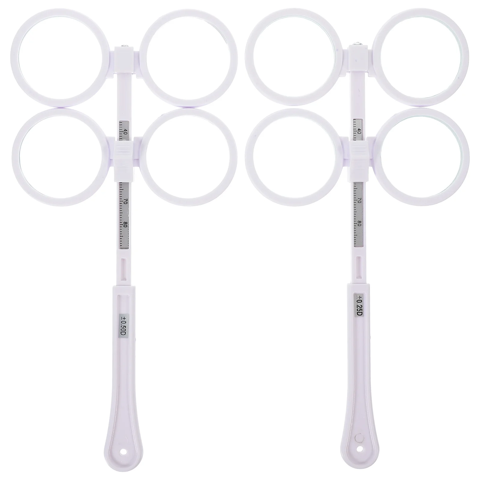 

2 Pcs Optical Lens Adjustable Optometry Flipper Instrument Equipment Accessories Flippers for Supplies