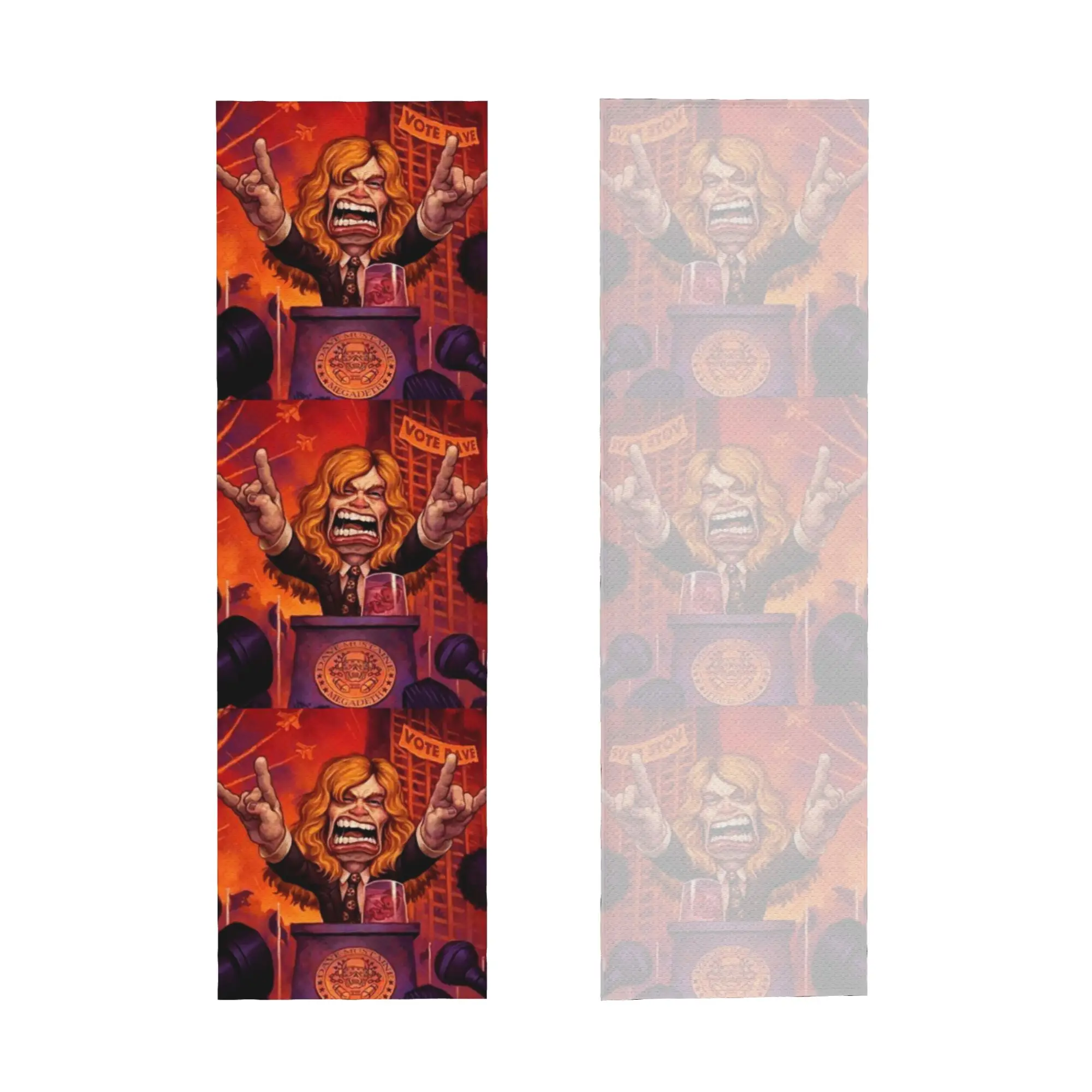 Megadeths Nu Metal Orator Cold Exercise Towel  Rock Band Super Soft Breathable Instant Cooling Towel Yor Gym Towels