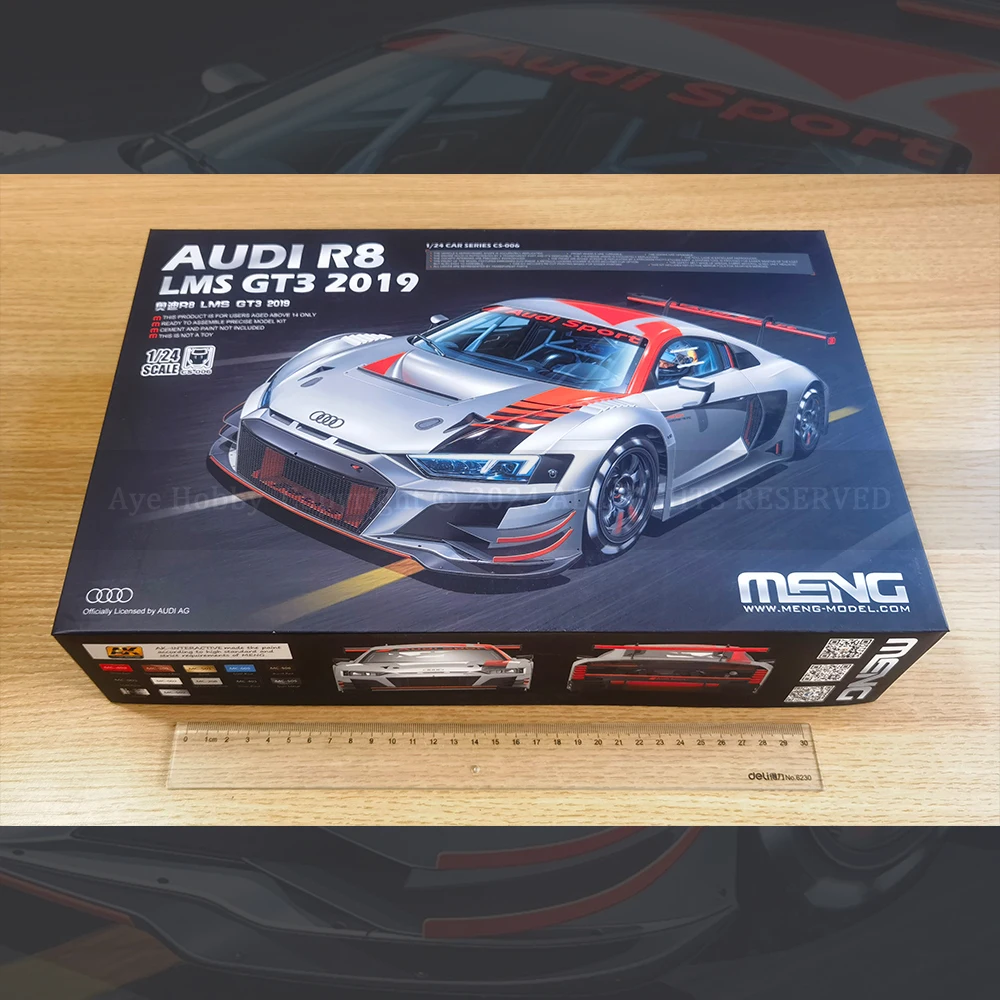 Special Offer [MENG] CS-006 1/24 AUDI R8 LMS GT3 2019 (Plastic Model Kit)