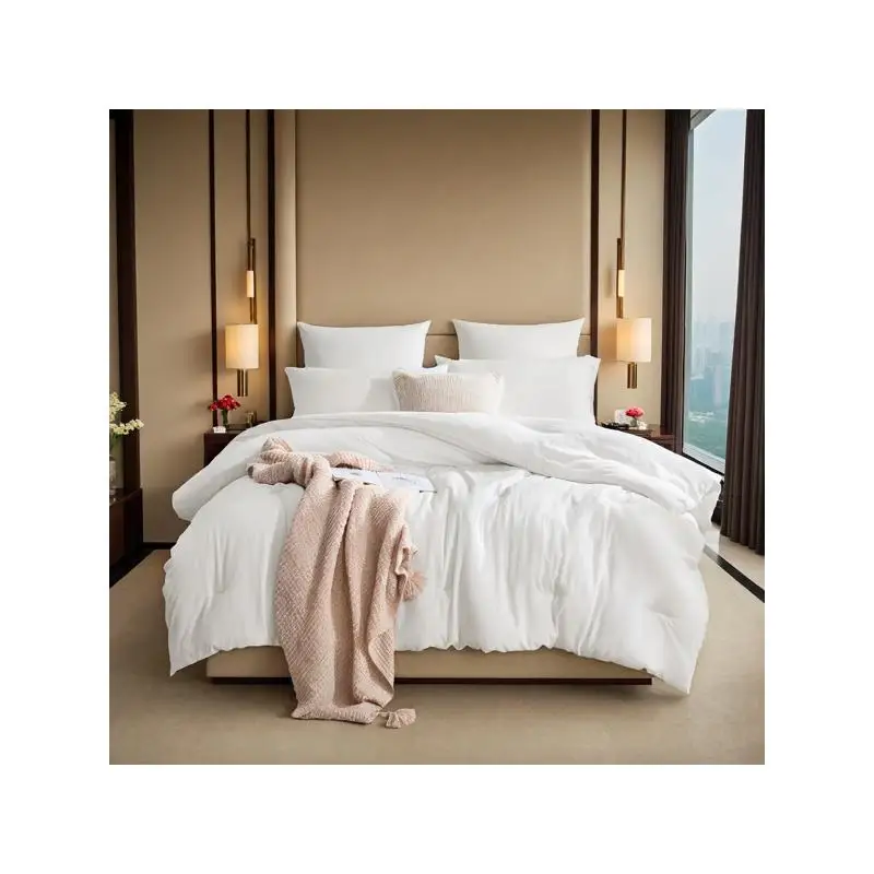 

All-Season Oversized Solid Plump Duvet Insert - Premium Durable Comforter for Year-Round Warmth and Comfort, Perfect Winter