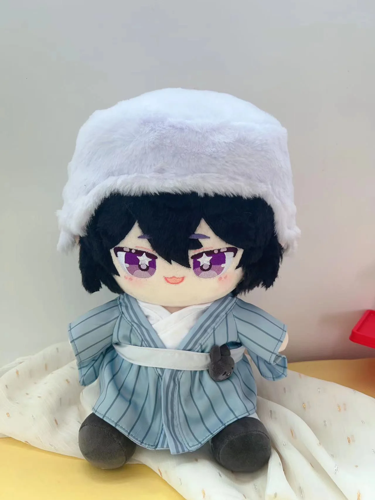 

Dogs Ryunosuke Fyodor Mikhailoyevich Dorstoyevsk Dazai Osamu 30cm Plush Sitting Doll Toy Clothes Outfit Cute