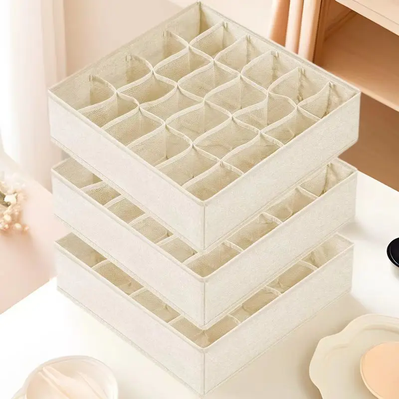 Drawer Organizer Clothes Closet Organizers and Storage Dresser Organizer Dividers for Sock Underwear Bra Dorm Room Essentials