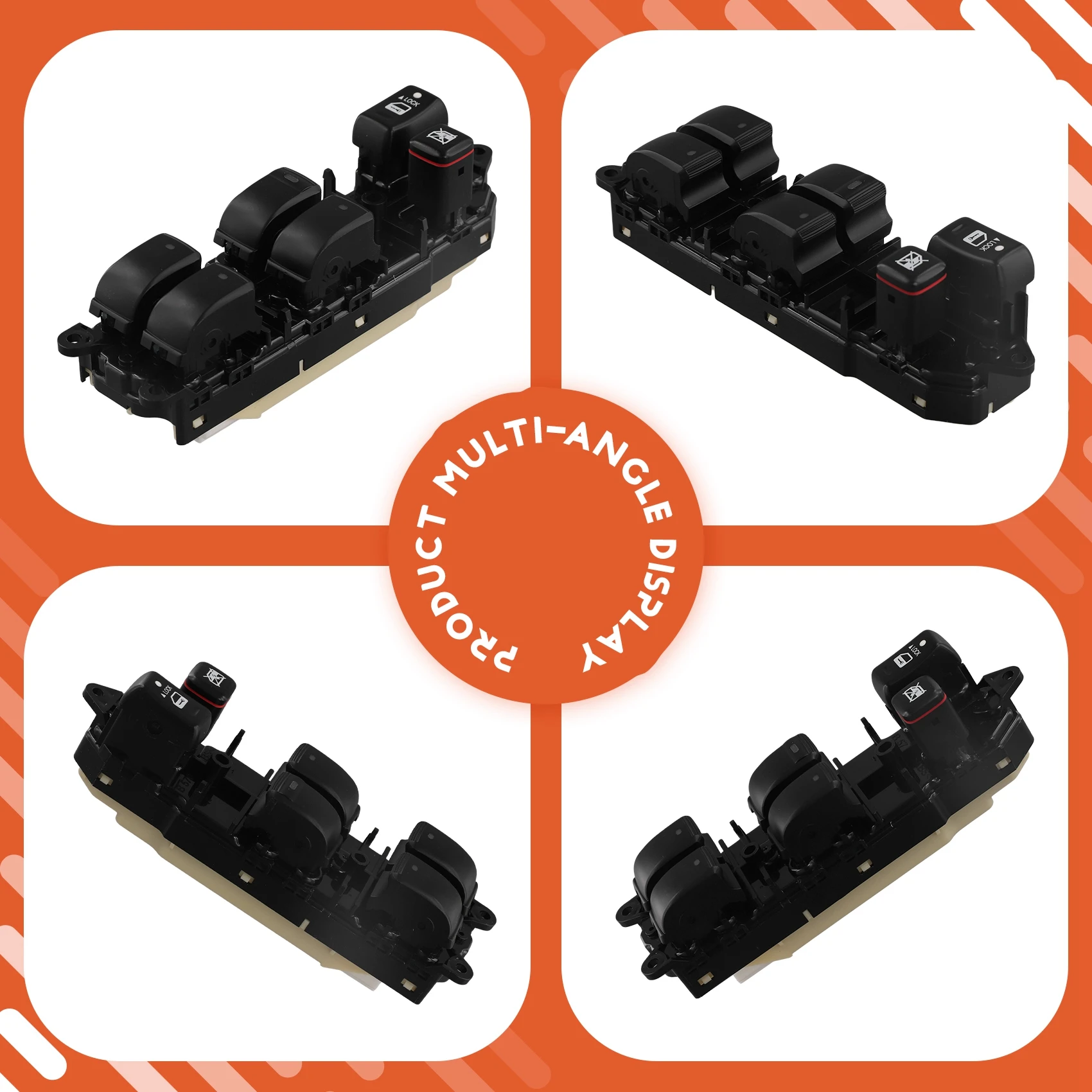 

M46K-Power Window Switch For Toyota Land Cruiser 120 Prado GRJ120 TRJ120 Lexus LX470 2003-2009 84040-60091 8404060091 Car Part