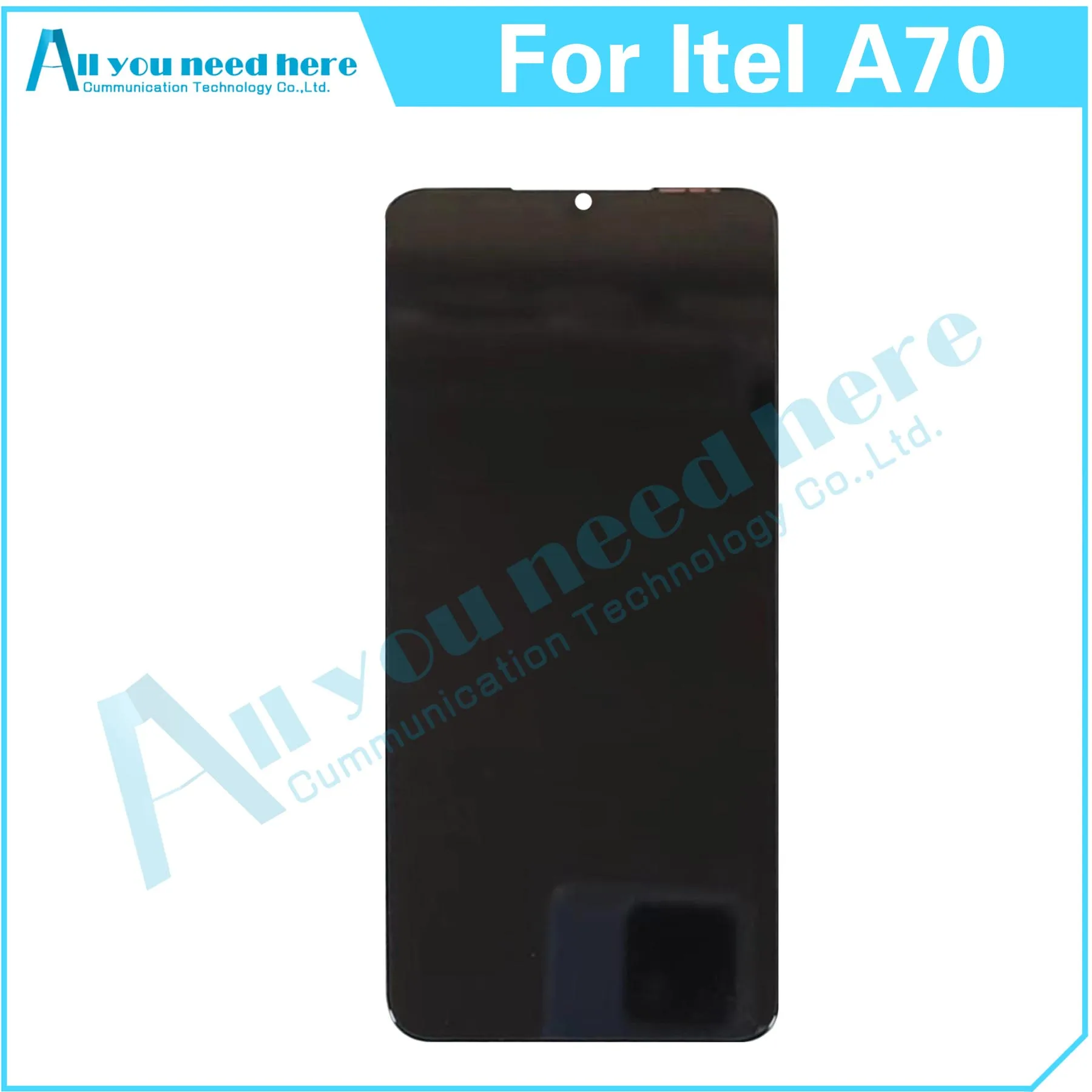 100% Test For Itel A70 LCD Display Touch Screen Digitizer Assembly Repair Parts Replacement