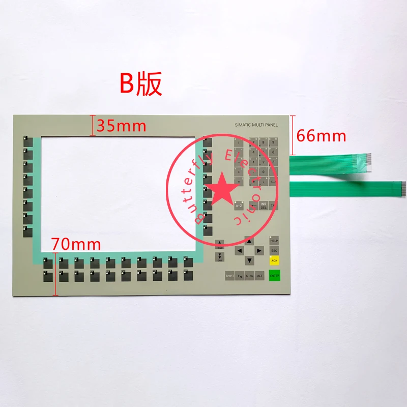 MP370-12 KEY 6AV6 542 6AV6542-0DA10-0AX0 Membrane Switch KEYPAD