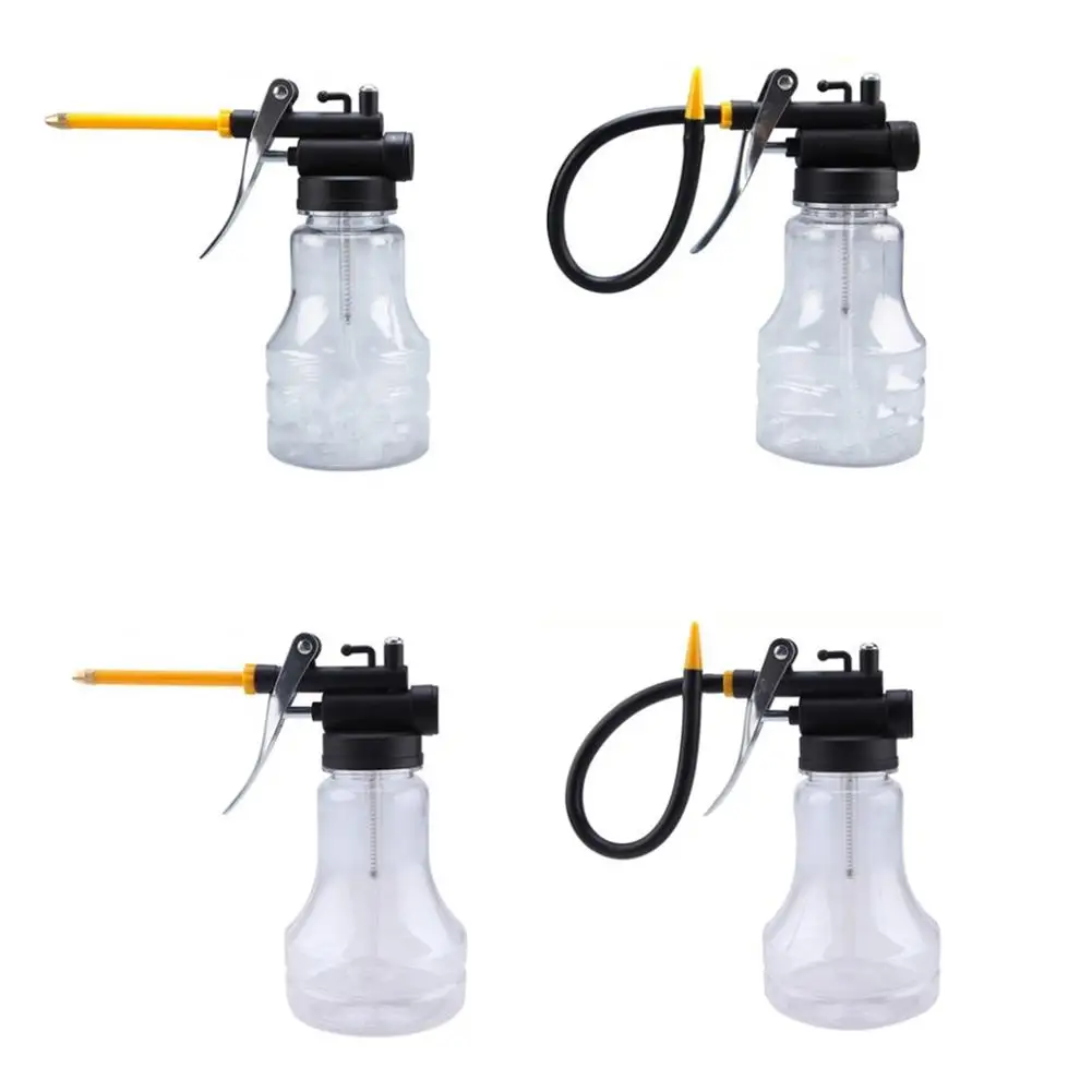 250/350 مللي ارتفاع ضغط الشحوم خرطوم عدة البلاستيك الشفاف علبة زيت مع مضخة صغيرة مزيتة بندقية حاقن اكسسوارات أداة مجموعة