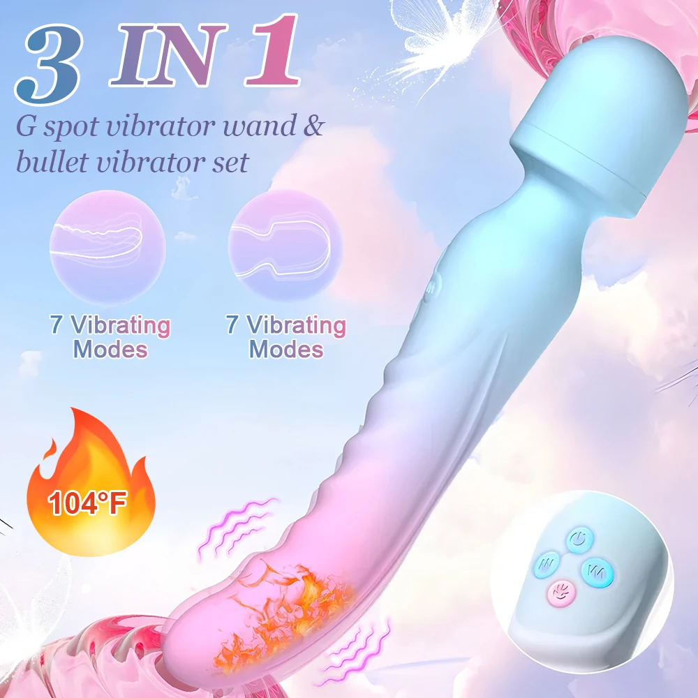 3 IN 1Mode Dildos Vibrator AV Machine Magic love Wand Clitoris G Spot Stimulator Female Vagina Massager Woman Adults Sex Toys 18 - Image 2