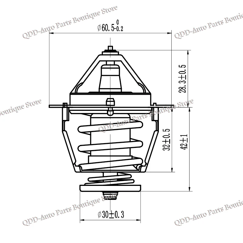 88℃ 25500-3C150 For Hyundai Kia Santa Fe XL Azera Genesis Sedona Cadenza K900 Sedona Sorento Engine Thermostat Cooling System