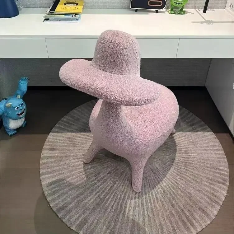 ins style high value animal stool housewarming gift ornament lazy sofa cute chair Internet celebrity pony chair