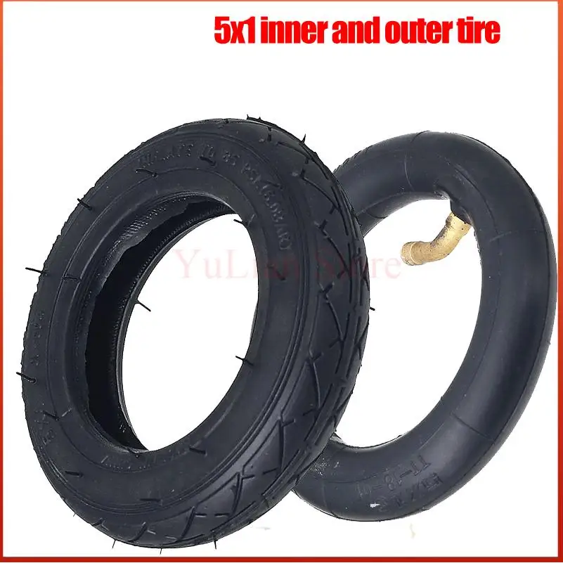 5x1 inner and outer tires, wear-resistant and durable, suitable for accessories of 5-inch electric scooters