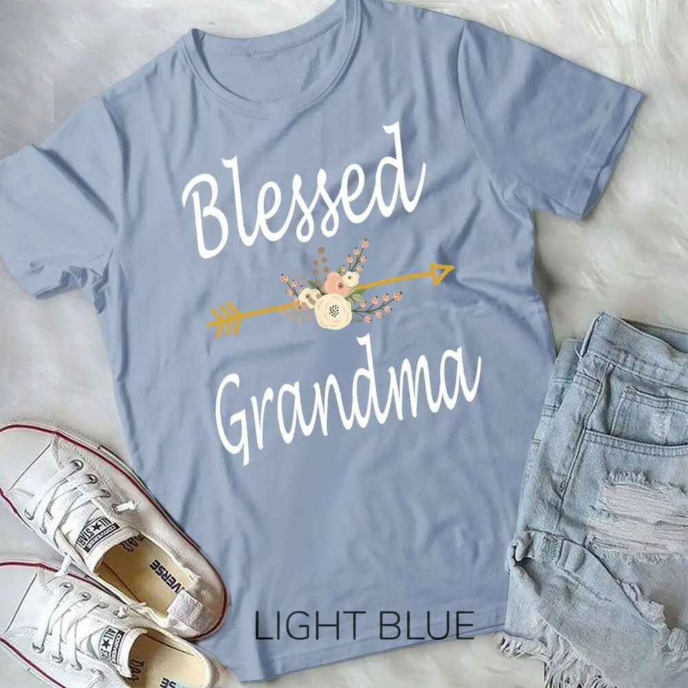 Blessed Grandma Shirt Thanksgiving Christmas Gifts Cute T-Shirt Unisex T-shirt