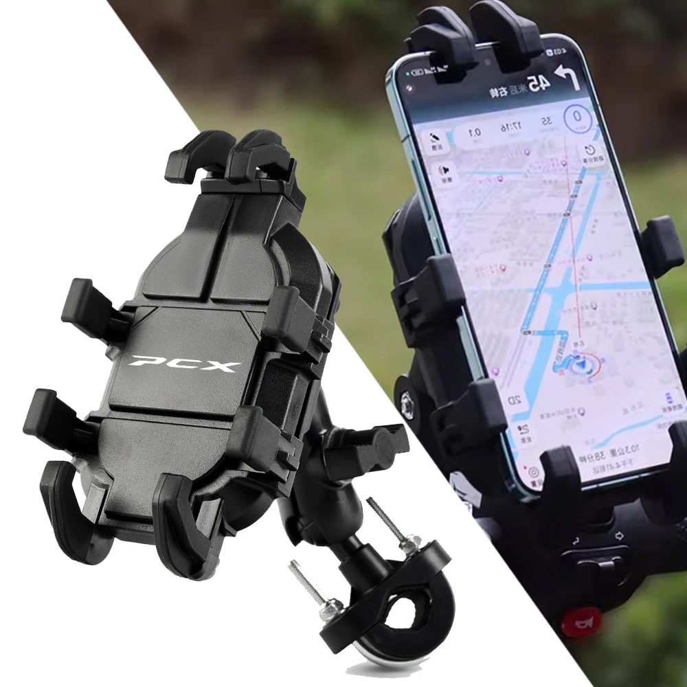 For HONDA PCX150 PCX125 PCX 125 PCX 150 Motorcycle Shockproof  CNC Handlebar Mobile Phone Holder GPS stand bracket