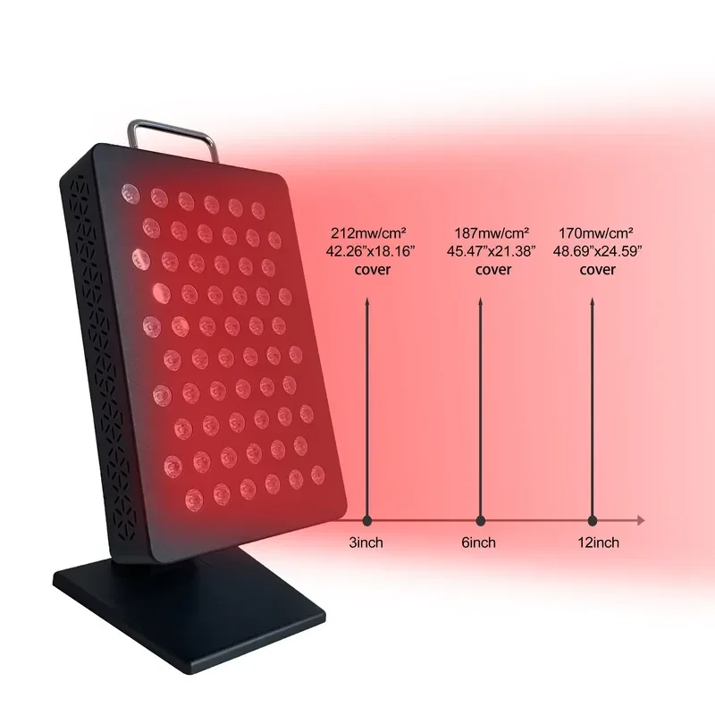 Лампа для LED-терапии красным светом 300 Вт, 630 нм, 660 нм, 830 нм, 850 нм, алюминиевый корпус, для салонов