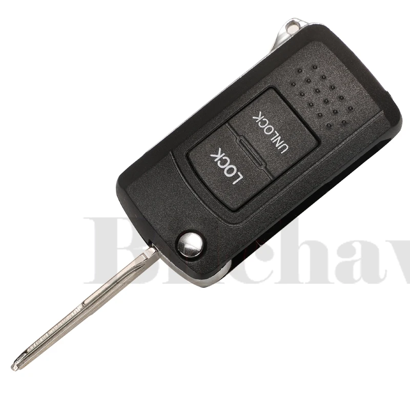 

jingyuqin 2Buttons Modified Flip Remote Key Shell For Mitsubishi Montero Lancer Endeavor Eclipse Galant Pajero Sport Right Blade