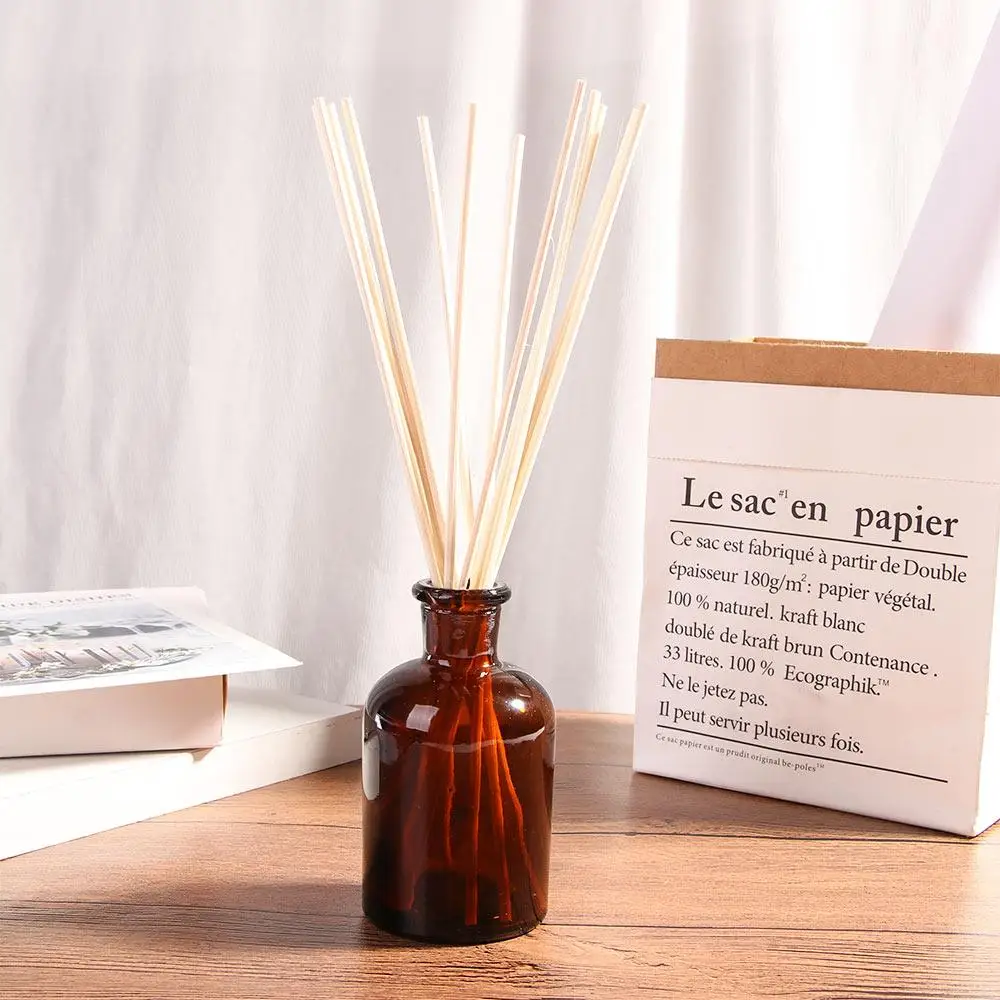 30Pcs Rattan Reed Sticks Fragrance Reed Diffuser Aroma Oil Diffuser Rattan Sticks for Home Bathroom Toilet Fragrance Diffuser