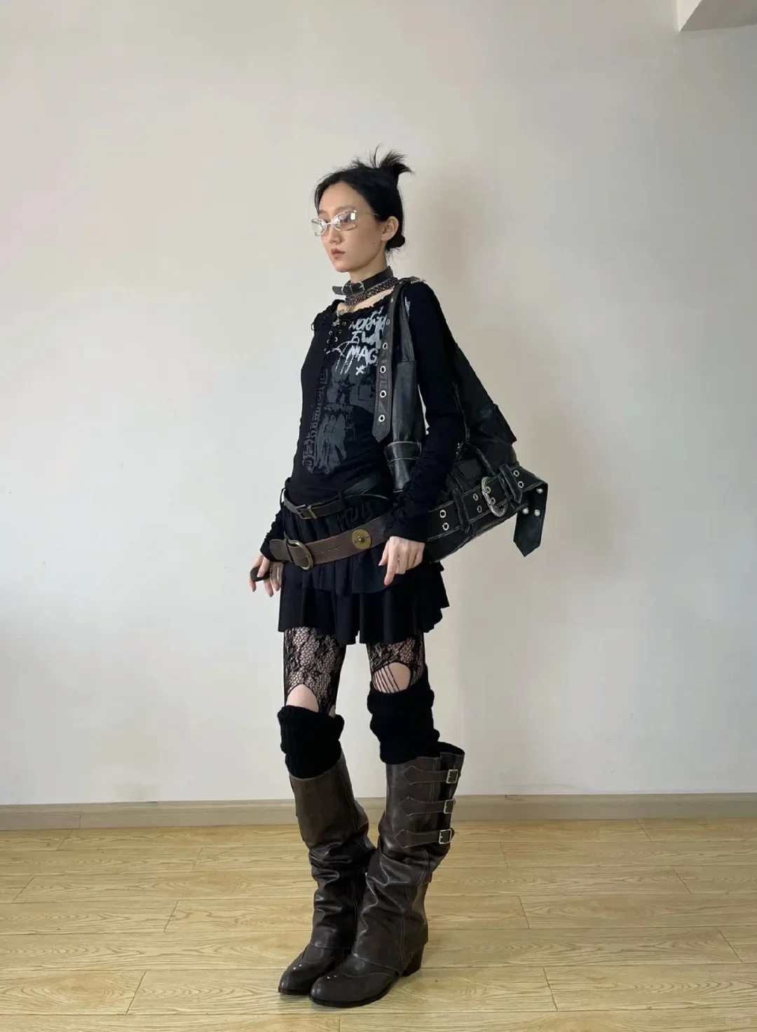 2025 High Quality Wasteland y2k Vintage Detachable Cowboy Boots