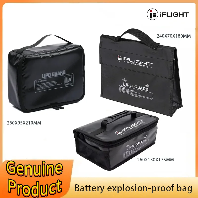 IFlight Explosion Proof Lipo Battery Storage Bag - Fireproof and Shockproof - FPV UAV Battery Available in Multiple Sizes
