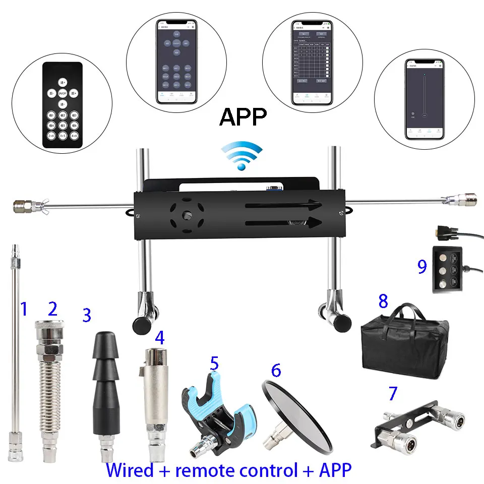 آلة الجنس APP اللاسلكية الجديدة مع ميزات مذهلة، قوية، جميع الزوايا قابلة للتعديل، لا تتحرك آلة، محرك 200 واط، السكتة الدماغية 15 سم