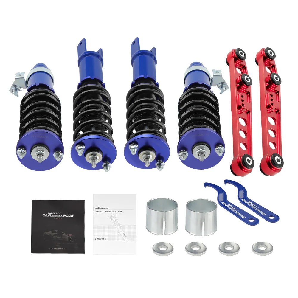 Coilovers+ Rear Control Arm Kit for Honda Civic 92-95 EG6/EH Acura Integra 94-01