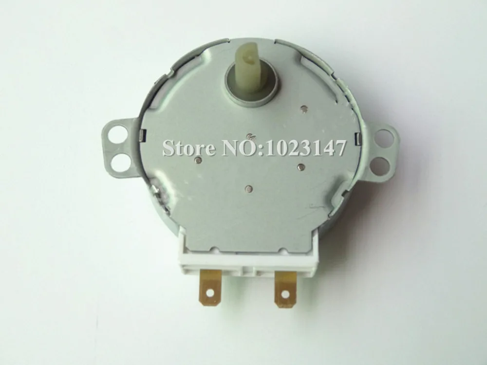 49TYZ-A2 Shaft Diameter 7mm x 11mm AC 220V-240V 4W 5/6RPM Turntable Synchronous Motor Microwave Oven 65mm x 60mm x 27mm