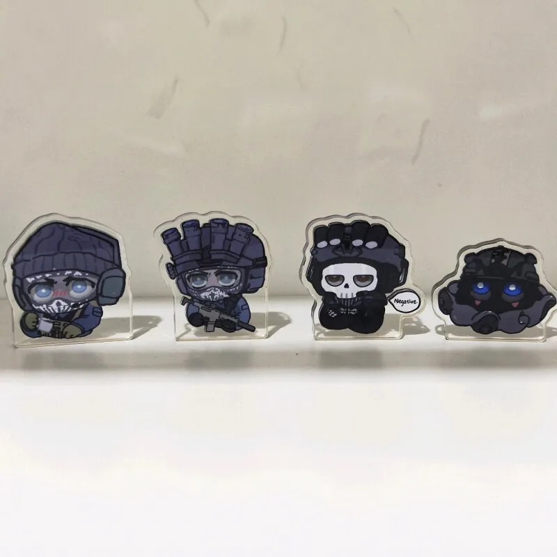 Anime COD Acrylic Stand Keychain Game Figure Table Display Cosplay Gift Room Decor Transparent Collection Goods Friend Gift Toys