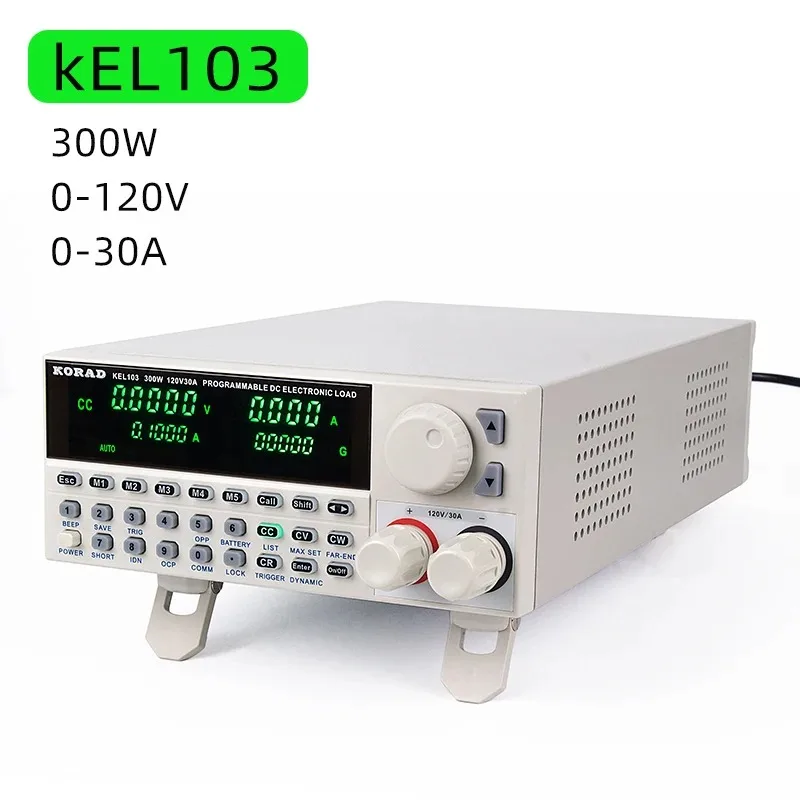 Probador de Carga Electrónica Digital Programable Profesional KORAD KEL, Probador de Baterías de Carga Electrónica, 103 300W 120V 30A