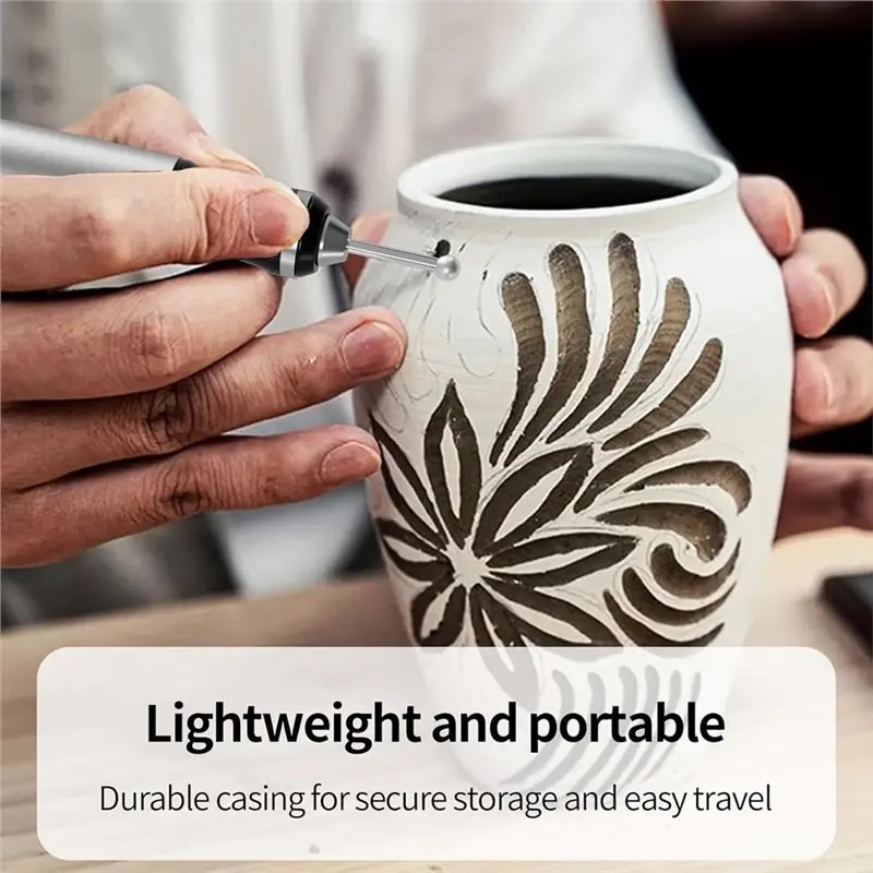 مجموعة أقلام النقش اللاسلكية ABYP - أداة دقيقة للفنانين ونقش اليشم والخشب والمعادن مع أداة نقش الخشب #2