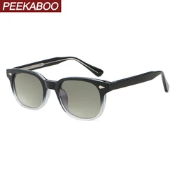 Peekaboo fashion square sunglasses for women CP acetate uv400 ladies sun glasses for men green brown 2024 high quality unisex