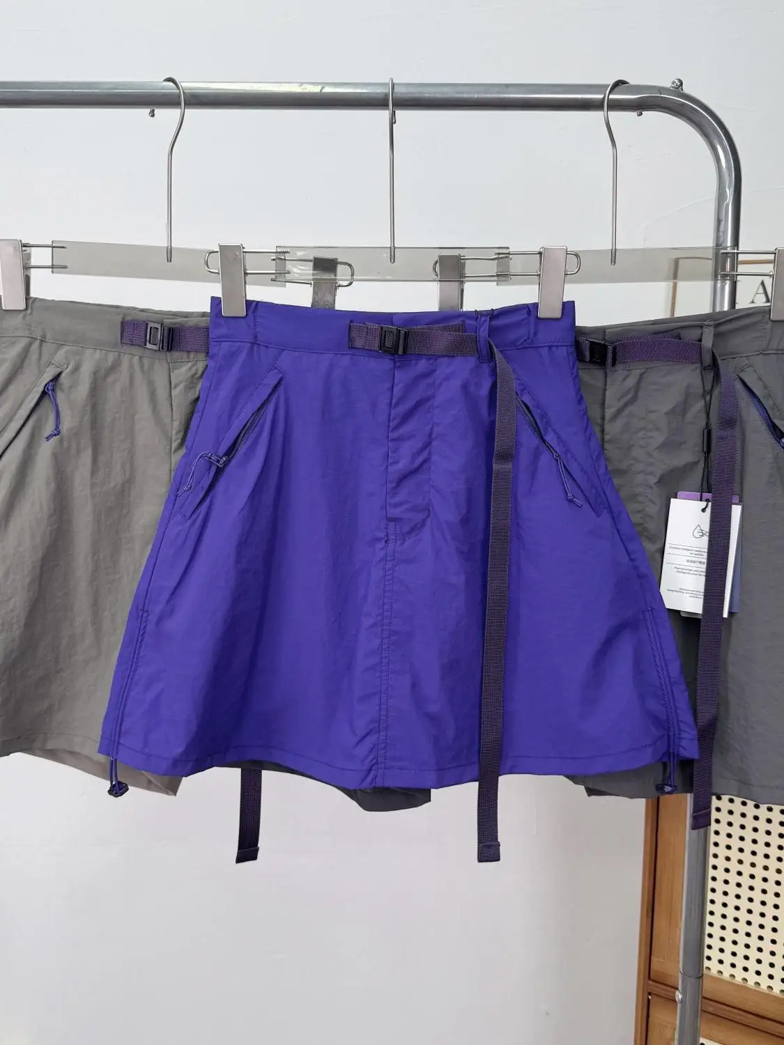 

Легкие дышащие юбка-шорты А-силуэта для женщин с высокой талией, эластичным поясом, для активного отдыха, быстросохнущие, с защитой от просвечивания