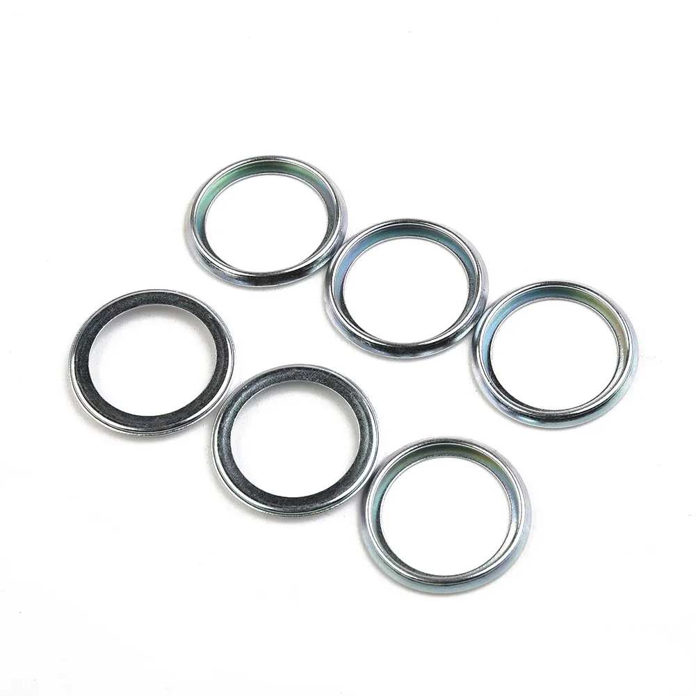 

6pcs Oil Drain Plug Crush Washer Gasket Set 16mm 803916010 Fits For Crossre 11-2018 Car Accessories Drain Plug Washer